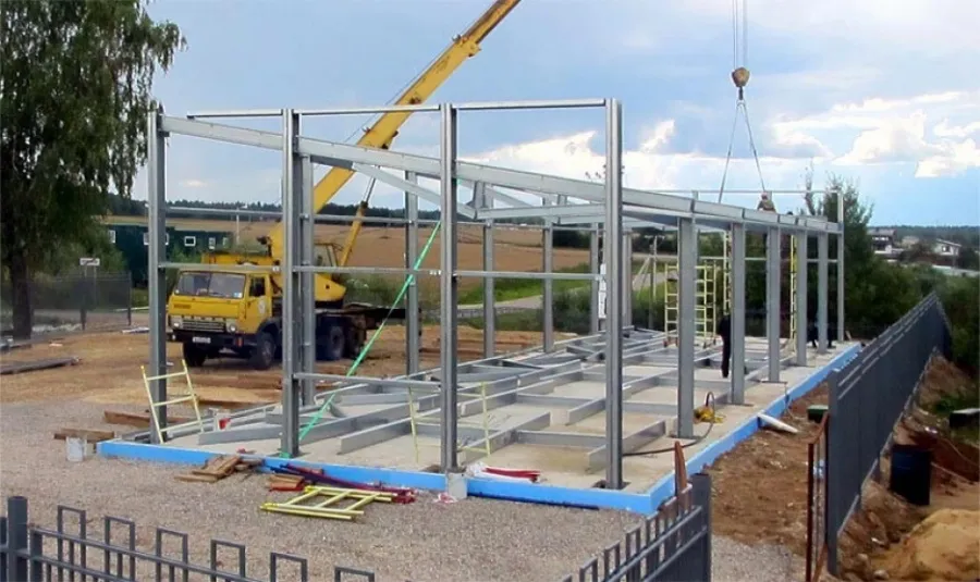 Монтаж от фундамента под ключ