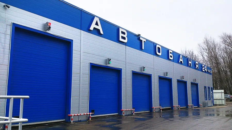 Монтаж здания автомойки на 6 постов с электрикой