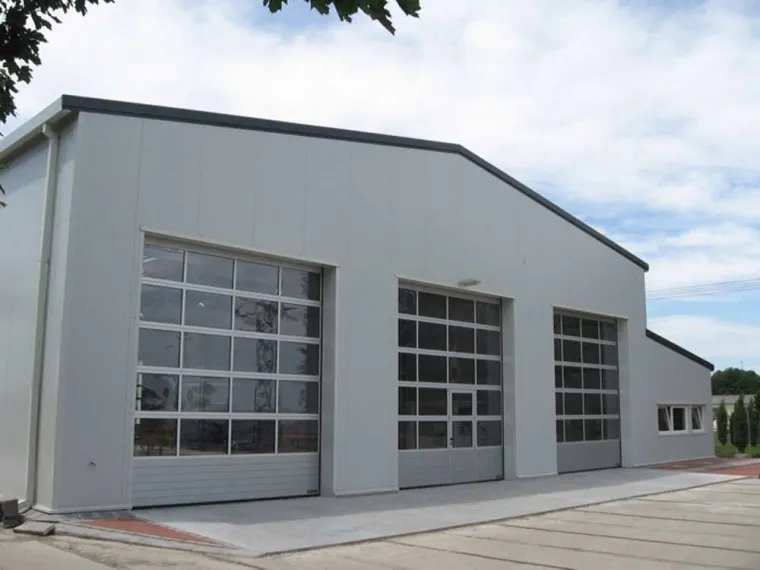 СТО 3 поста. Монтаж здания